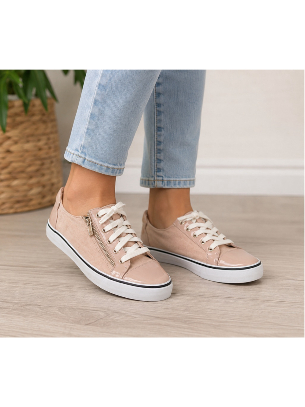 Stradivarius Blush Pink Nude Sneakers EU 39 US 8